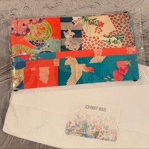 Multi color red & blue Johnny Was Sateen Mask